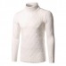 Fashion Mens Downneck Solid Color Pullover Classic Diamond Pattern Slim Fit Knitte Sweater