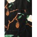 Mens Floral Print V  Neck Loose Cotton Comfy Short Loungewear With Pocket