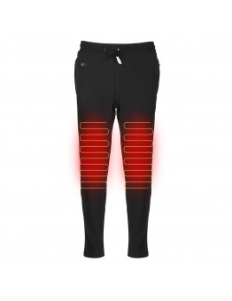 Electric Heated Pants Winter Warm Men Women USB Heating Elastic Motorcycle Riding Pants Trousers