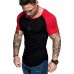 Men’s T  Shirts Round Collar T  Shirts Quick Drying Elasticity Basketball Sportswear Fitness Gym Running Short Shirts