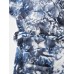 Mens Tie Dye Flannel Thick Pocket Long Sleeve Calf  Length Home Sleepwear Robes